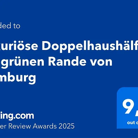 Luxurioese Doppelhaushaelfte Am Gruenen Rande Von Hamburg * Oststeinbek